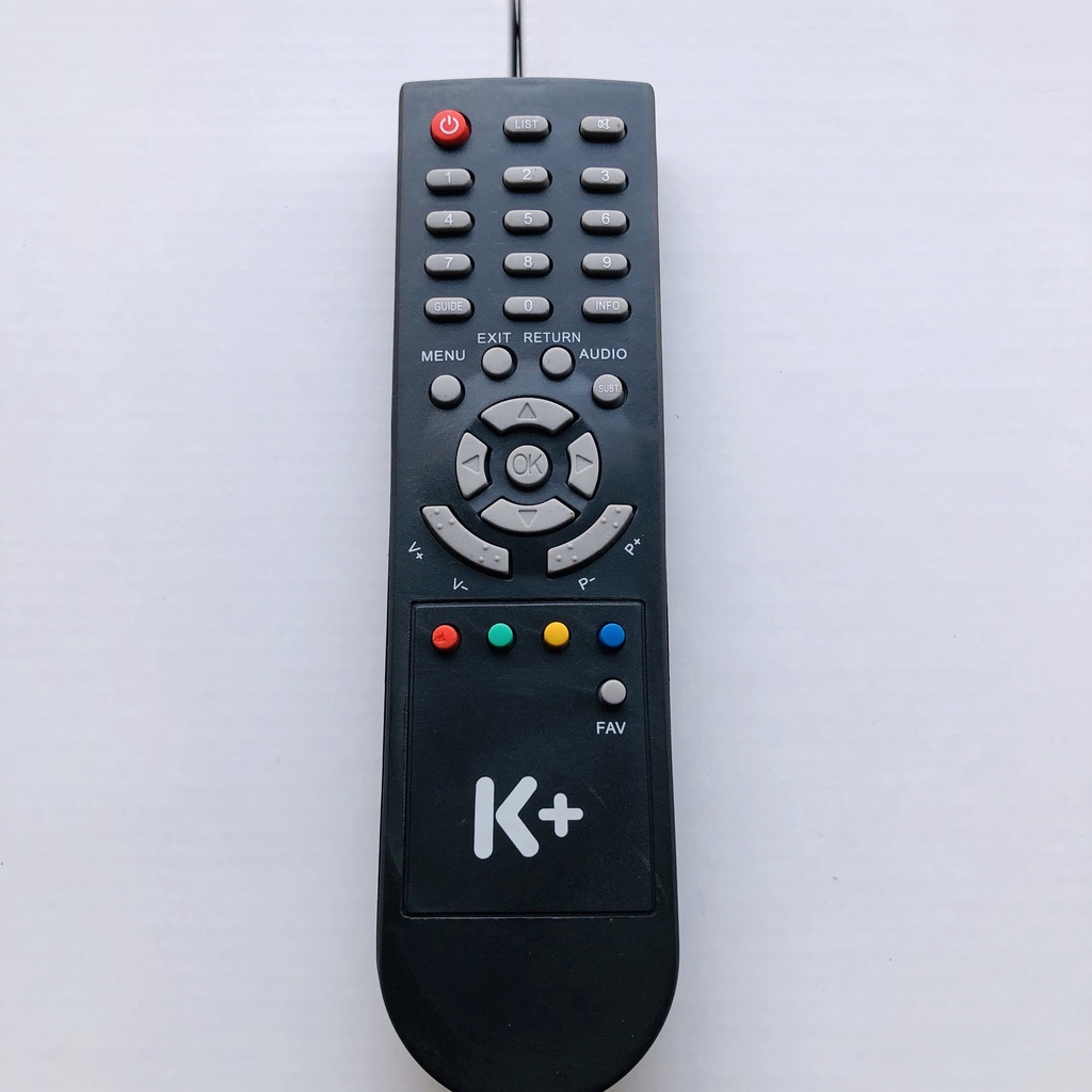 Điều khiển đầu thu k+ đời cũ loại k+ sd smardtv model stb111-vst-mtc01