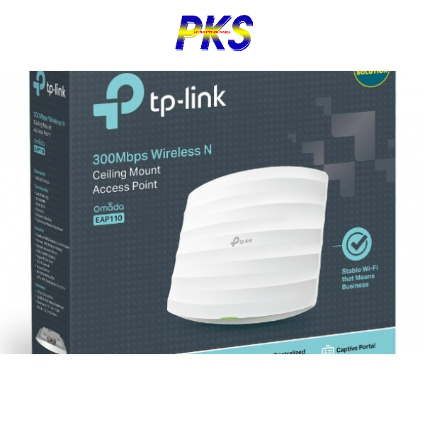 Thiết bị phát Wifi không dây TPLink EAP110 gắn trần BH 24 tháng