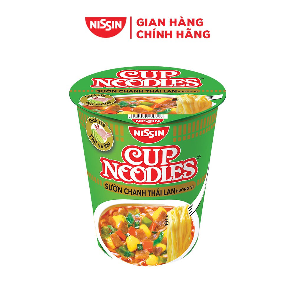 Thùng 24 Ly Mì Cup Noodles Hương Vị Sườn Chanh Thái Lan | BigBuy360 - bigbuy360.vn