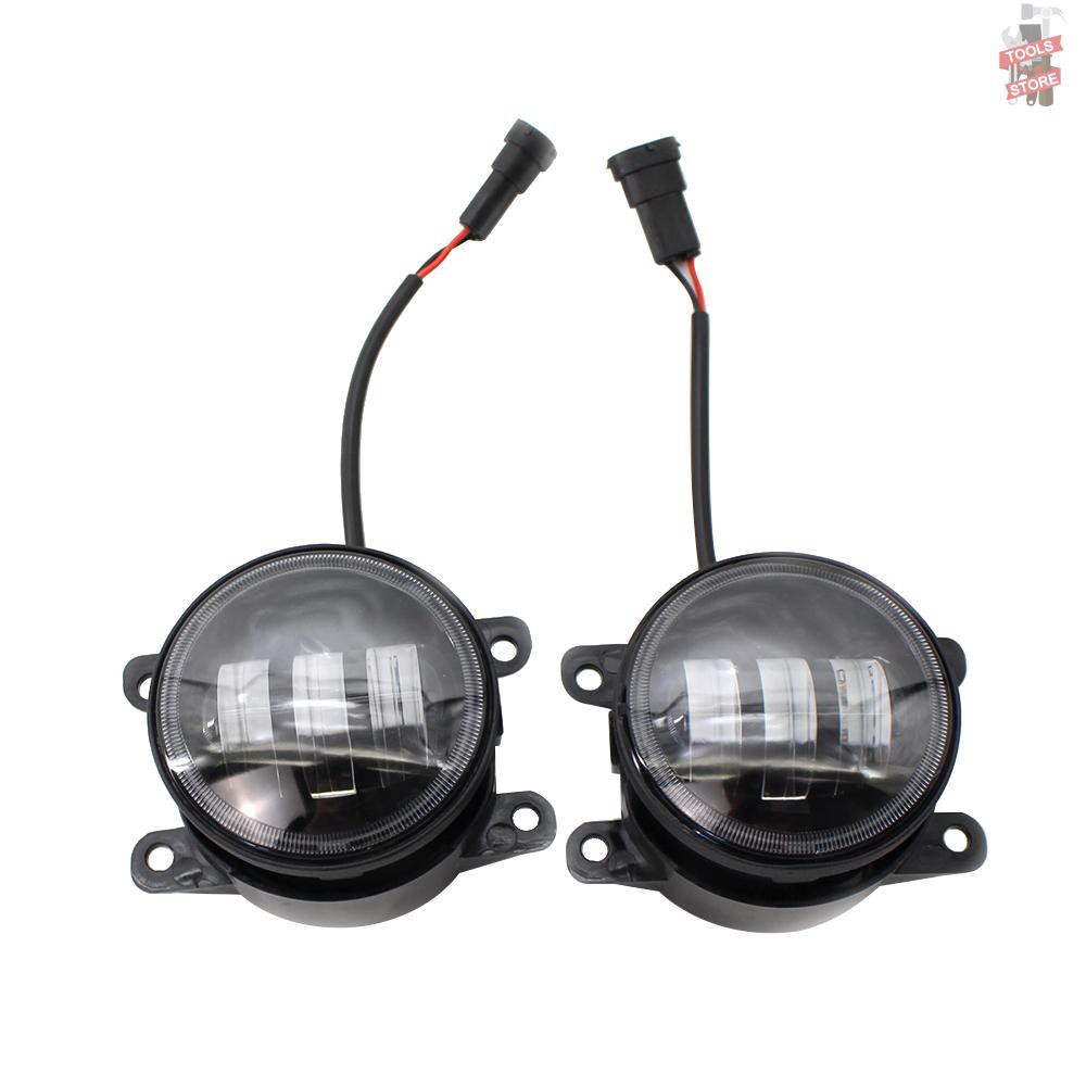 Cặp Đèn Sương Mù Hai Màu Trắng / Vàng Cho Xe Honda Subaru Ford