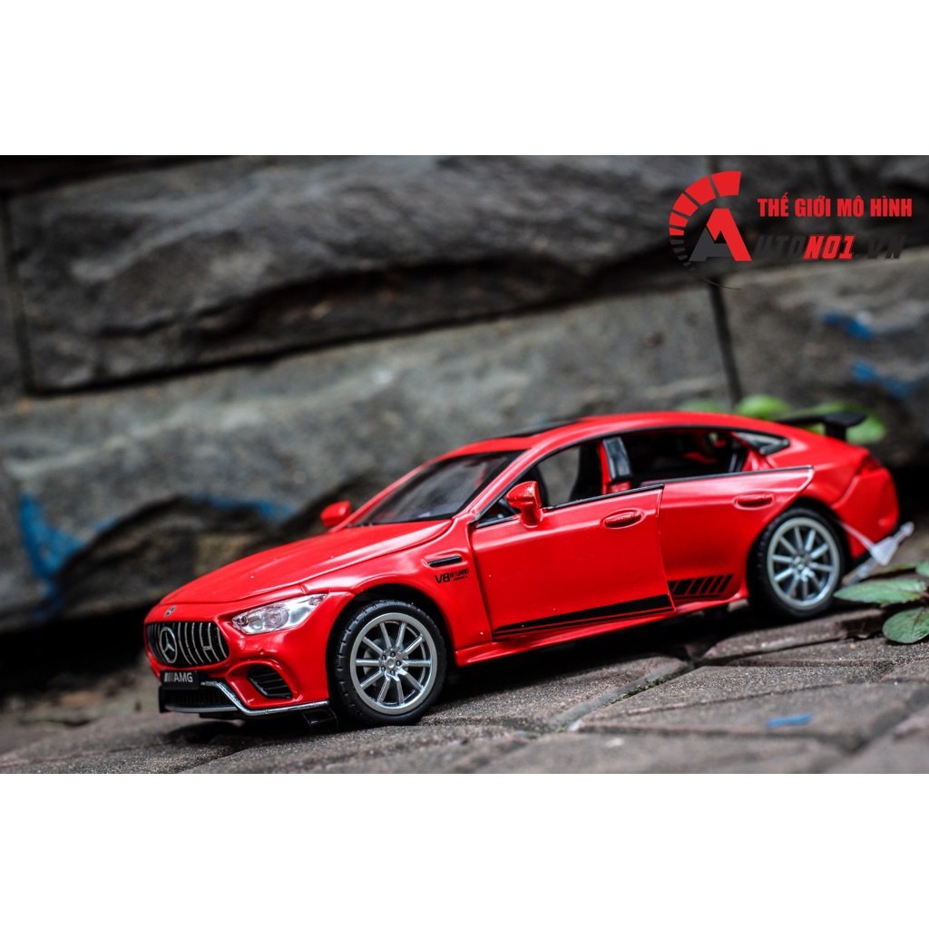 MÔ HÌNH XE MERCEDES AMG GT63 RED 1:32 DOUBLE HORSES NO BOX 6443