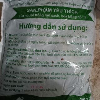 Phân trùn quế 2kg Đặng Gia Trang