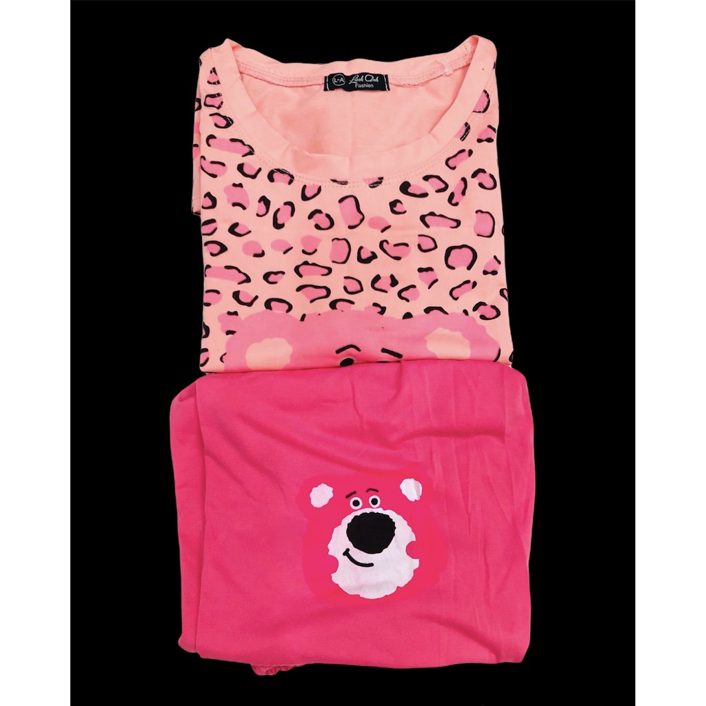 [Hot Deal] Bộ Thun Gấu Hồng Vải Thun Mềm Mát Cao Cấp | BigBuy360 - bigbuy360.vn