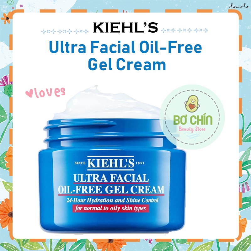 [Bill USA] Kem Dưỡng Ẩm Cho Da Dầu Kiehls - Kiehl's Ultra Facial Oil-Free Gel Cream