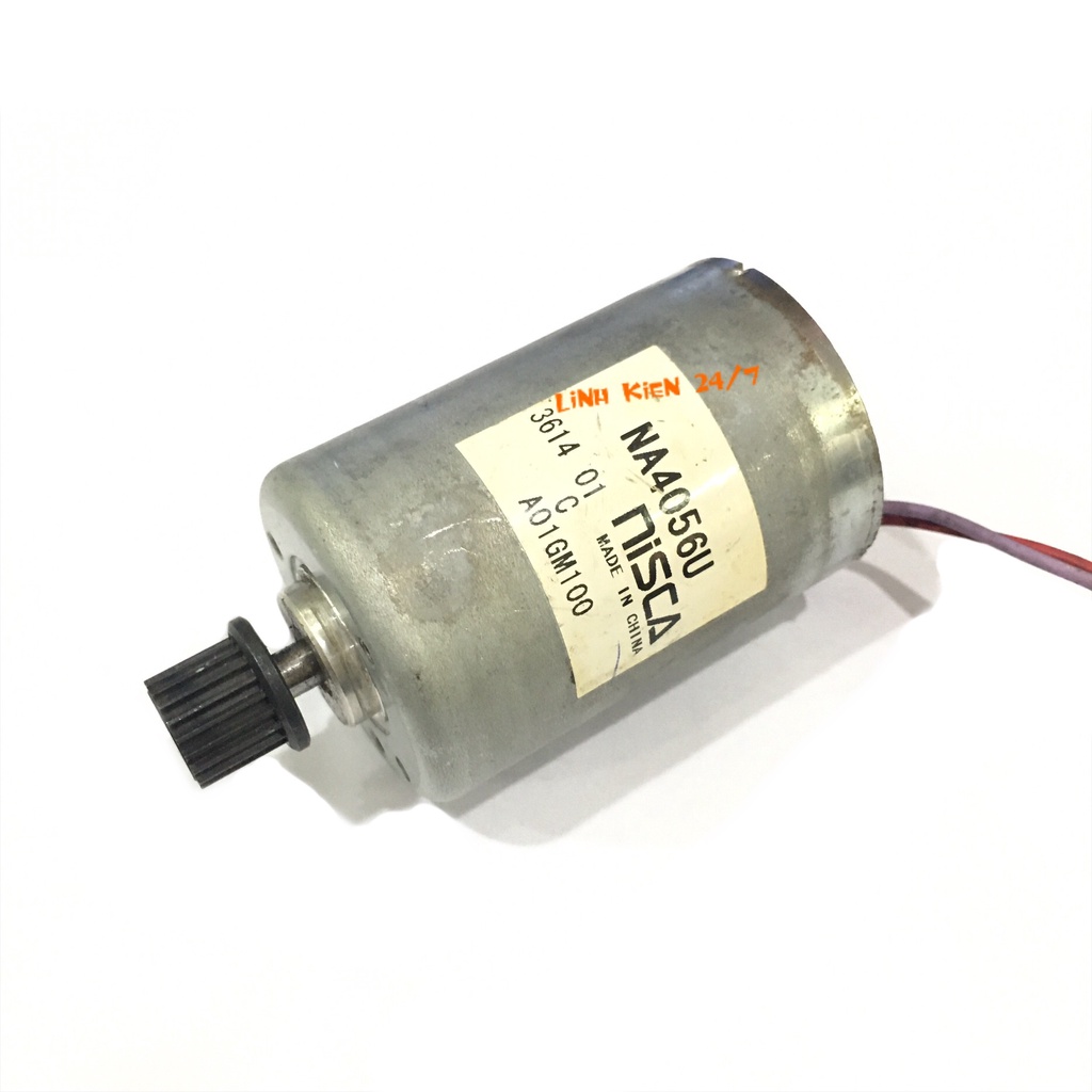 Động Cơ DC Nisca NA4056U 5V-24VDC 2A 5600RPM Trục 5mm