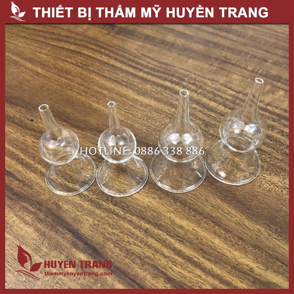 Phễu Thủy Tinh Hút Ti Thụt Trong Máy Thông Tắc Tia Sữa Cho Mẹ Sau Sinh M364A (Lẻ 1 Cái) - Thẩm Mỹ Huyền Trang