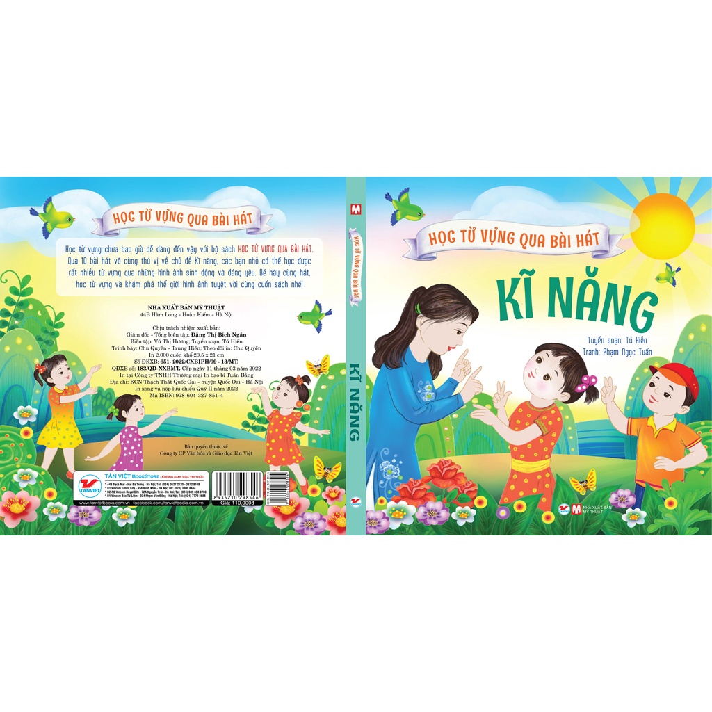 Sách - Học Từ Vựng Qua Bài Hát - Kĩ Năng (tv)