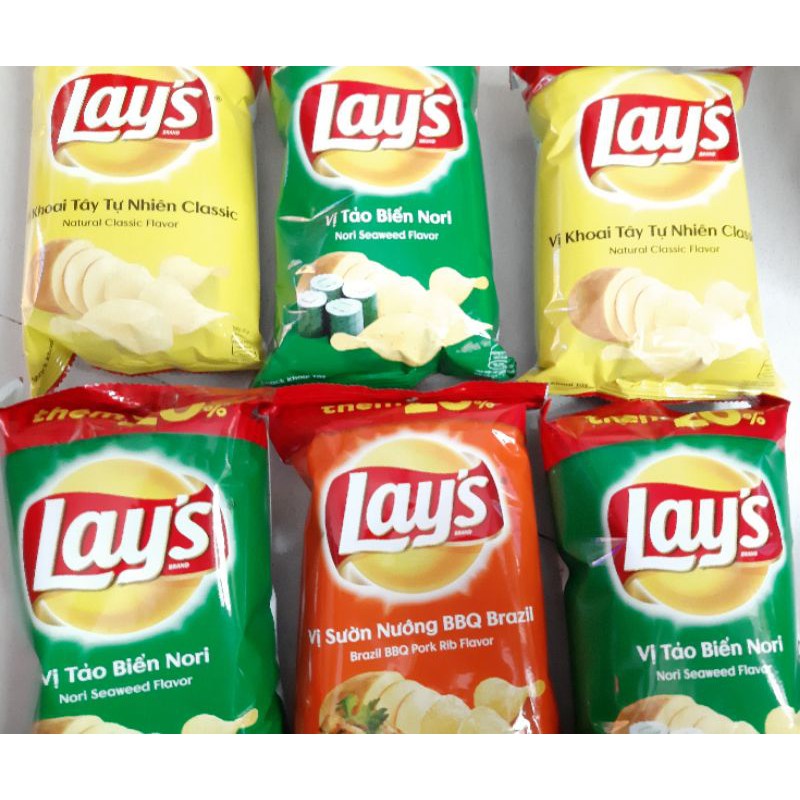 1 gói snack khoai tây Lay's 30g