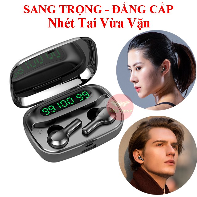 [MẪU HOT 2021] TAI NGHE BLUEOOTH IPX6 SD Design tai nghe không dây đa năng, Dock sạc chính hãng, âm thanh chuẩn bass