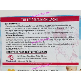 Combo 3 Túi Trữ Sữa Kichilachi 100Ml