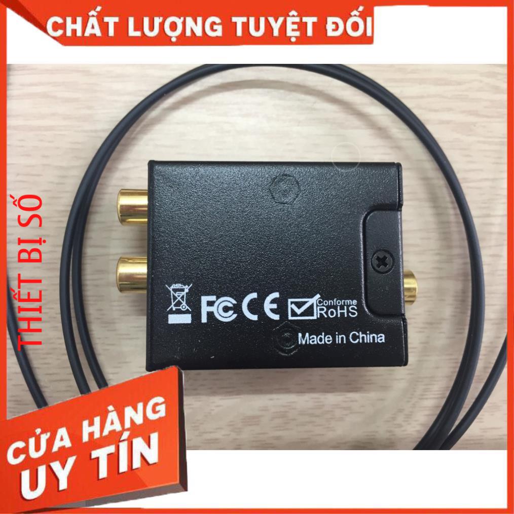Bộ chuyển đổi Optical Audio to RCA Audio - Digital to Analog Audio R/L Kèm dây quang -dc633