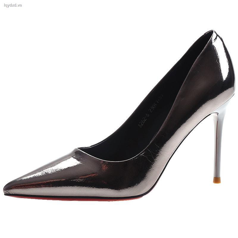 Giày cao gót thời trang mùa thu tùy chọn màu 2021