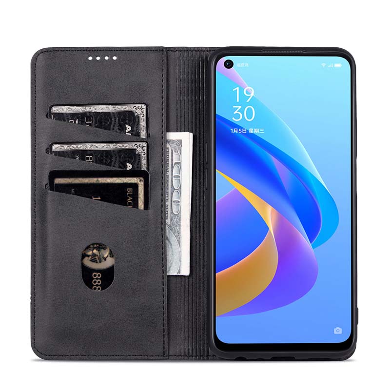 Bao Da Điện Thoại Dạng Ví Nắp Lật Nam Châm Chống Sốc Cho OPPO K10 Pro OPPOK10 K10Pro A57 5G Realme Q5i V23
