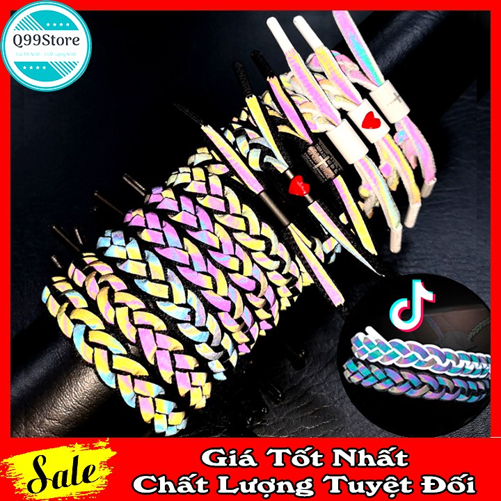 [Mã FAMAYFA giảm 10K đơn 50K] Vòng Tay Handmade Unisex Phản Quang