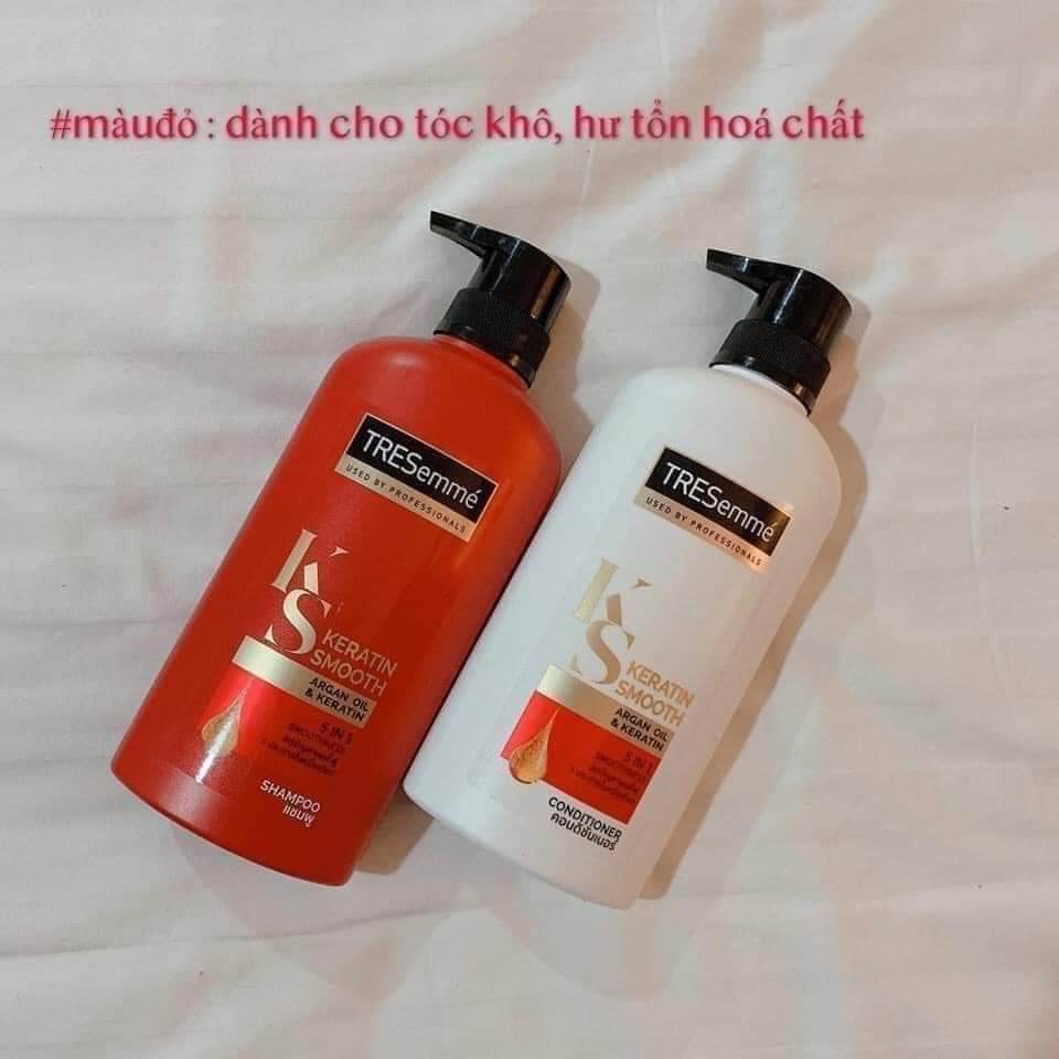 DẦU GỘI / XẢ TRESEMME KERATIN SMOOTH THÁI LAN 450ML