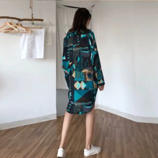 [ORDER] Váy sơ mi họa tiết SM05