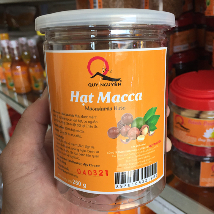 Hạt Macca Quy Nguyên 250gr