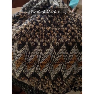 [ORDER] Áo len choàng hoạ tiết thổ cẩm boho (bohemian)