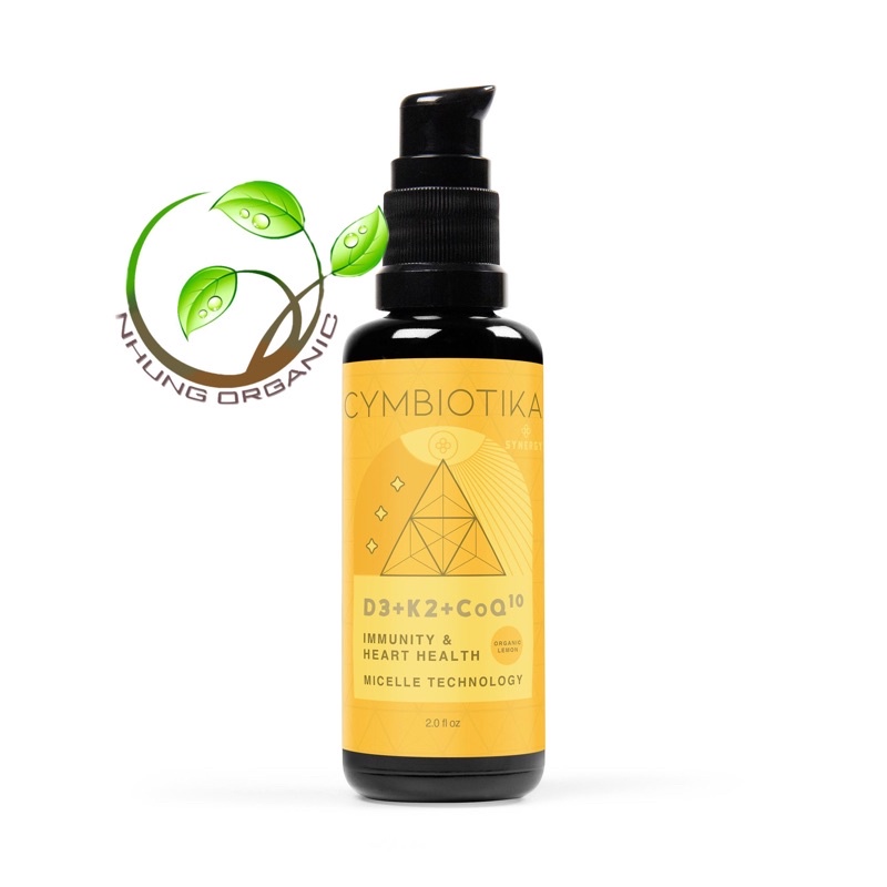 Vitamin D3 K2 Coq10 Cymbiotika 60ml Mỹ Vegan 60ml