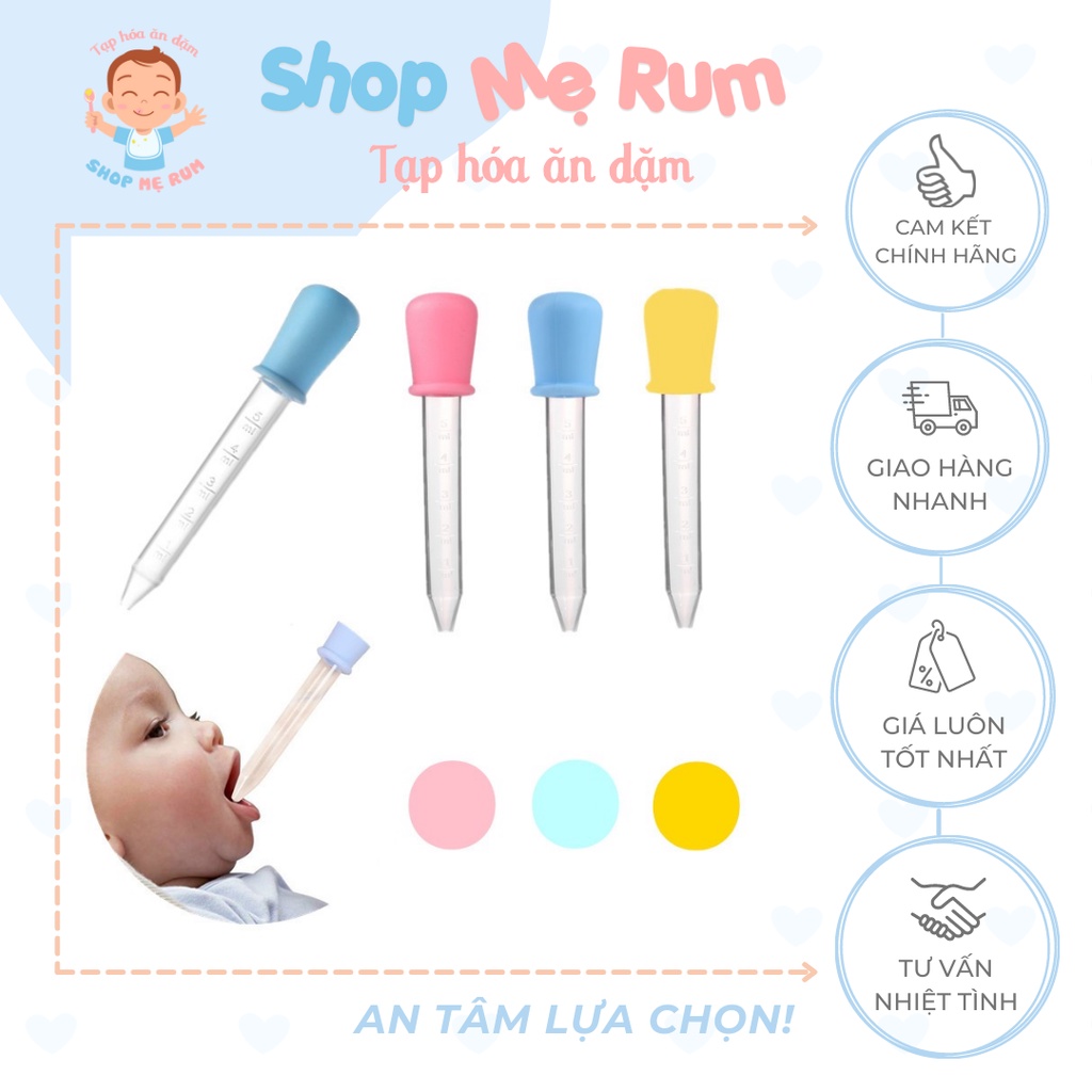 Ống Bón Sữa, Bón Thuốc 5ml Cho Bé