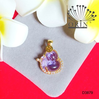 Mặt dây chuyền hồ ly may mắn tài lộc đá tím cao cấp Orin D3879 thời thượng