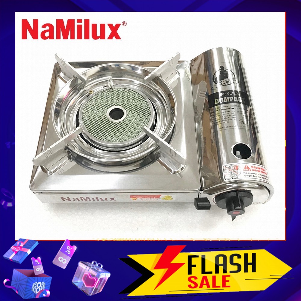 [ Bán chạy ] Bếp gas Inox du lịch hồng ngoại Namilux PM1817AS - 1927AS tiết kiệm gas