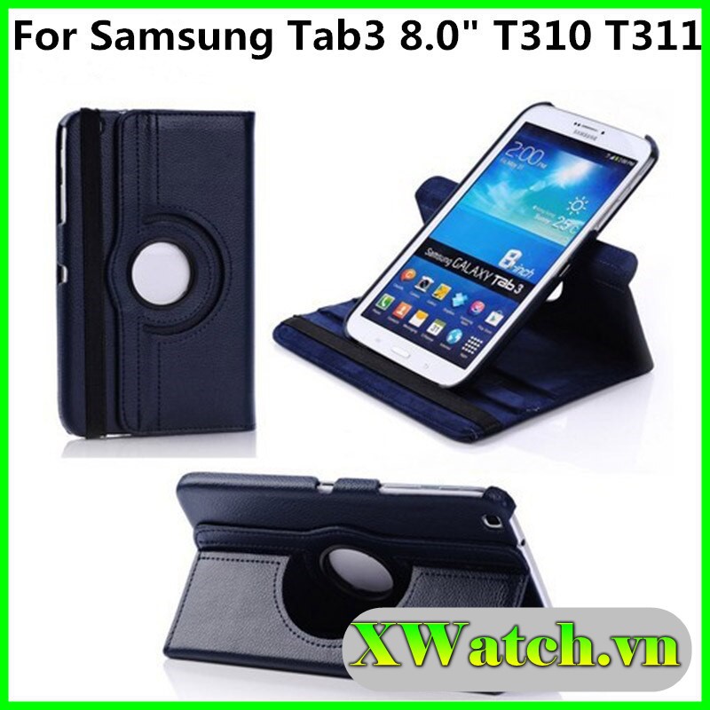 Bao da xoay 360 độ Samsung Galaxy Tab 3 8.0 SM-T310 T311 T315
