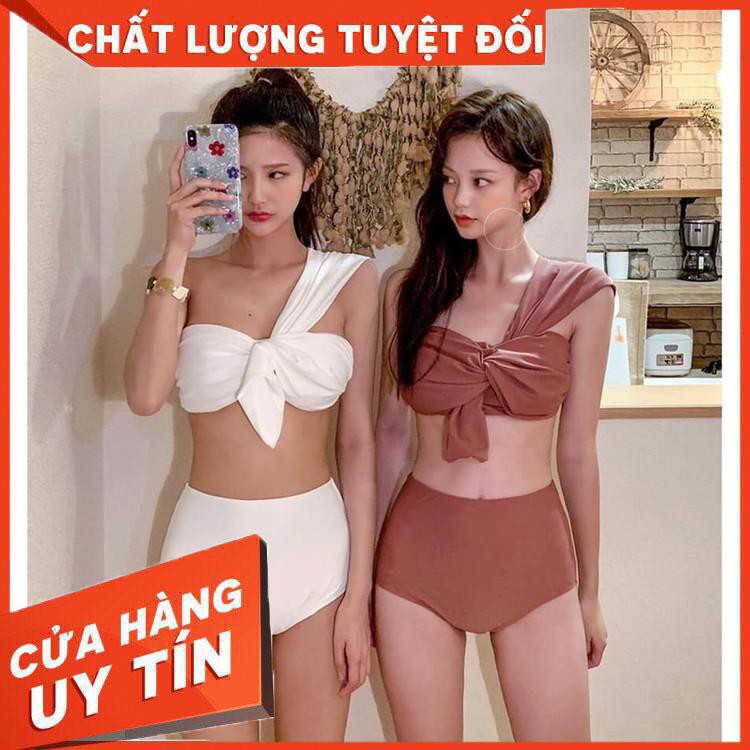 Bikini Áo tắm 2 mảnh nơ chéo vạt vai các màu cực sang (ảnh thật) - Hàng nhập khẩu