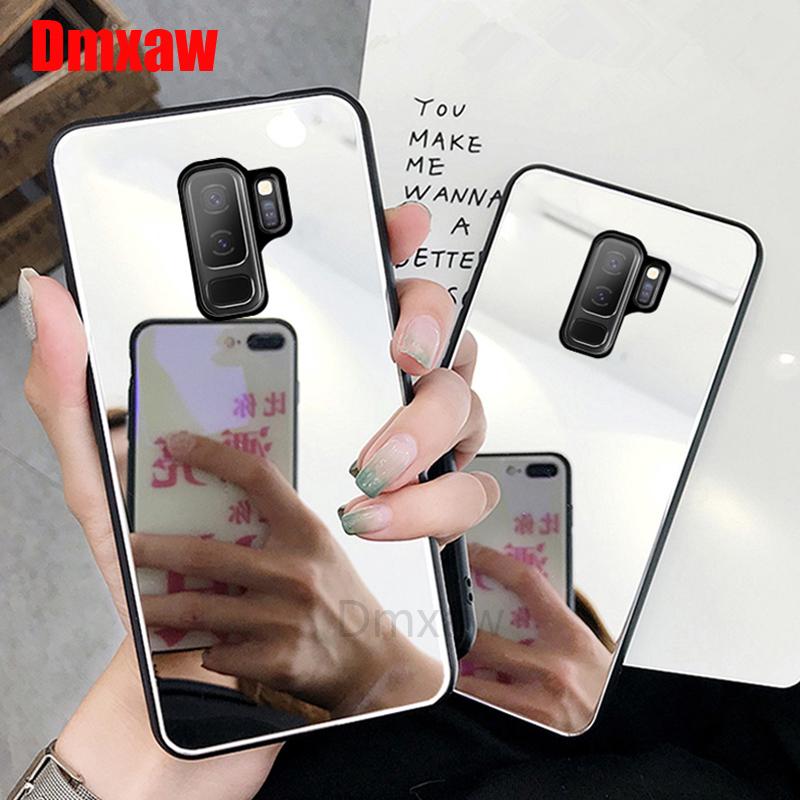 Ốp điện thoại mặt gương sang trọng cho Samsung Galaxy S10 S9 S8 Plus S10e Note 9 J2 J5 J7 Prime S7 Edge J7 Pro