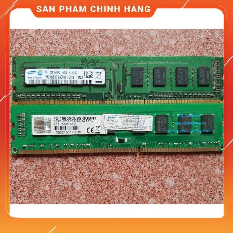 RAM Máy Tính DDR3 - 2GB - bus 1600MHz-1333mhz