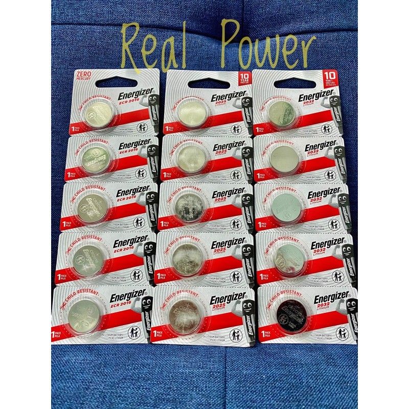 Vỉ 5 viên 2032 Energizer Lithium pin đồng tiền CMOS Cân, máy đo nhiệt độ