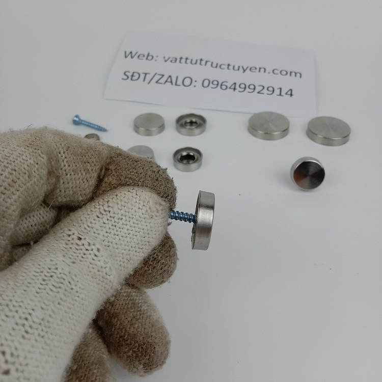 Cúc inox ốc tranh trí
