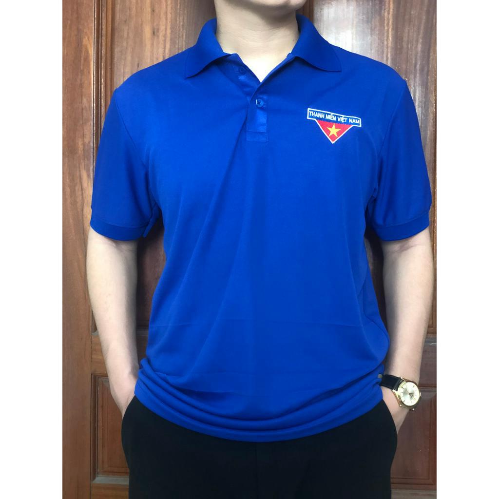 Áo đoàn thun, đoàn thanh niên Nam Nữ - Logo thêu