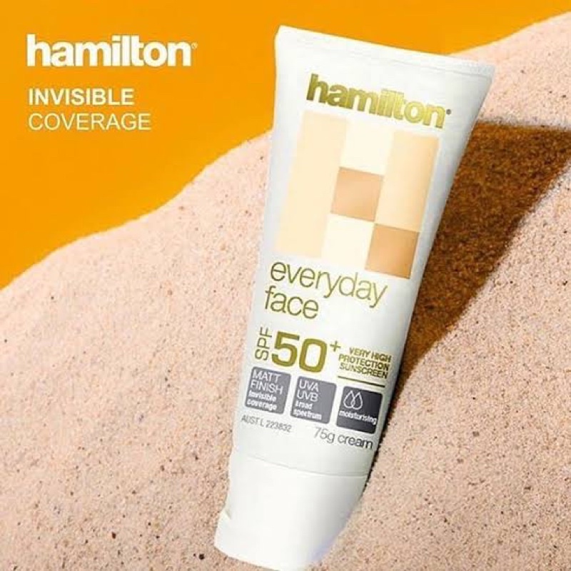 Kem chống nắng phổ rộng Hamilton Face Sunscreen 75g