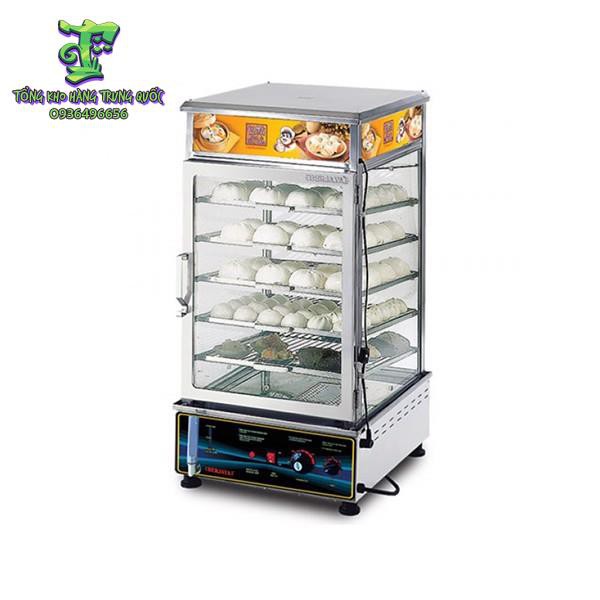 Tủ hấp bánh bao 5 tầng inox giá rẻ