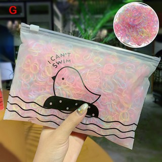 Set 1000 Dây Cột Tóc Nhiều Màu Sắc Dễ Thương
