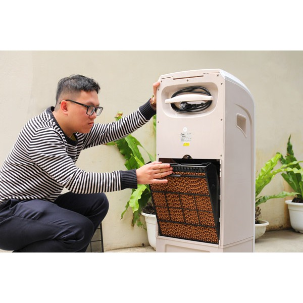 Máy làm mát không khí phòng 25m2 nhập khẩu FujiE AC-11DB , điều khiển từ xa,lọc ion, khử khuẩn- bảo hành 2 năm