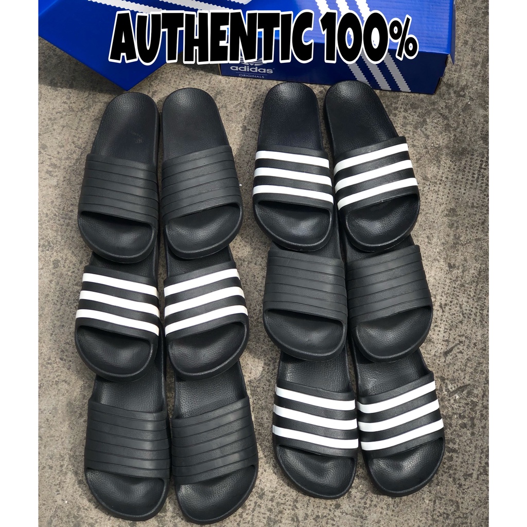 Dép quai ngang Adidas Adilette, dép cao su đúc nguyên khối chống nước siêu nhẹ siêu bền dáng thể thao