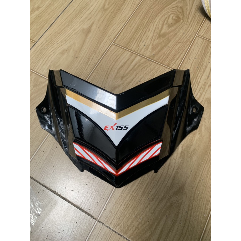 Chắn gió xe exciter 155 màu đen bóng