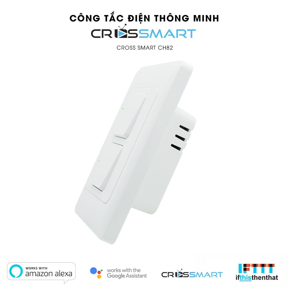 Công tắc thông minh Wifi Tuya - Cross Smart CH82