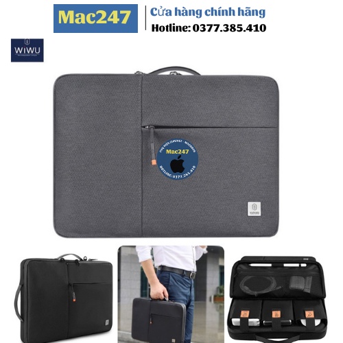 Túi WIWU đựng Laptop, Macbook Chống sốc cao cấp - Bảo vệ 360 độ -Đủ size 13inch,14inch,15inch,16inch