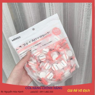 Mặt nạ nén miniso 100 viên
