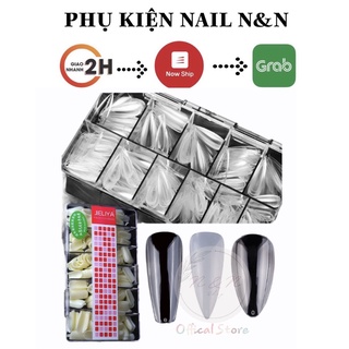 Móng up tay jeliya hộp 500 móng dẻo , ôm form