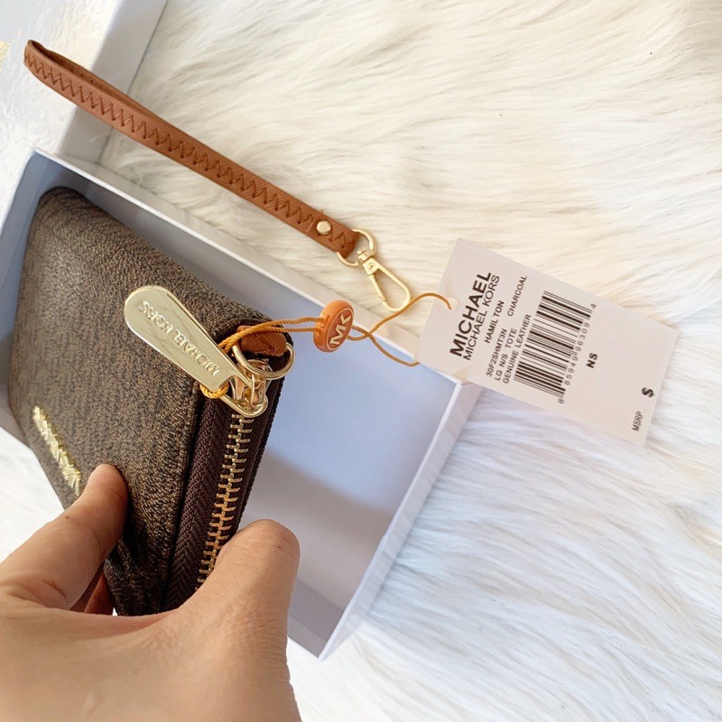 Ví nữ mk dài kéo khoá thời trang hàng  kèm hộp đầy đủ kèm ảnh thật và video