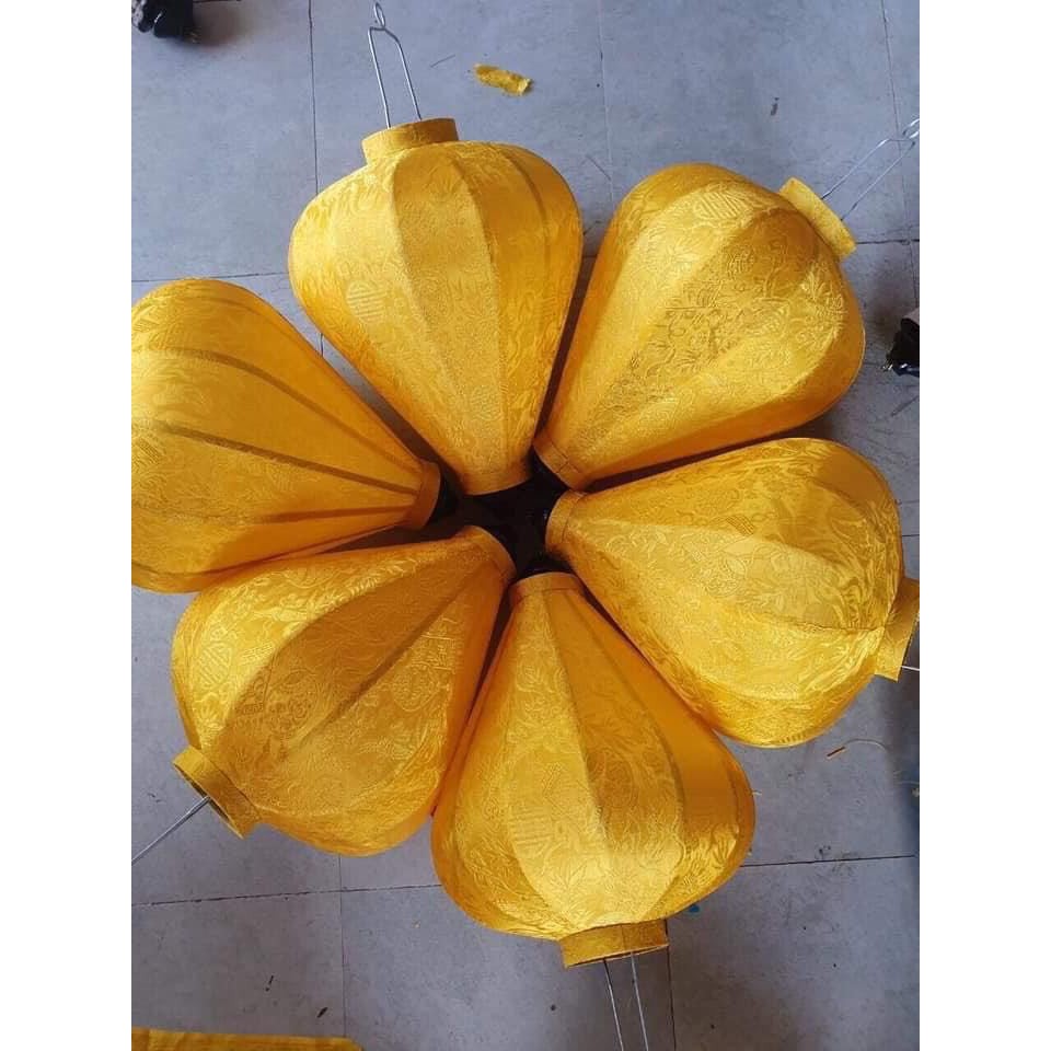 Lồng Đèn Hội An lụa tỏi 40cm siêu đẹp alo 0787700039