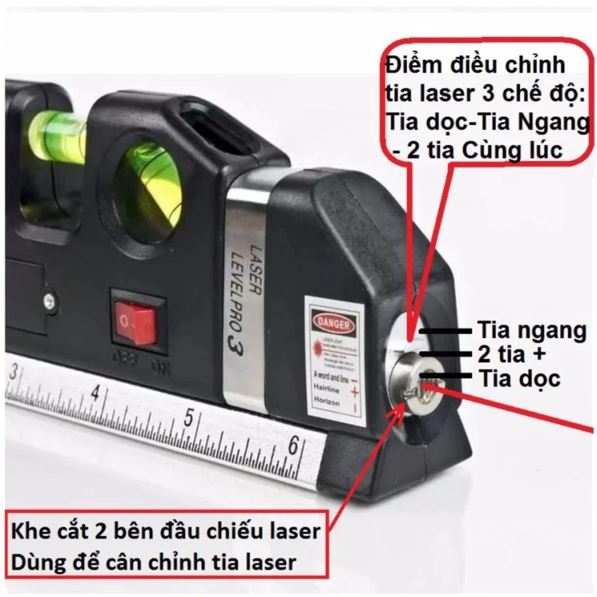 Thước Ni vô laser đa năng