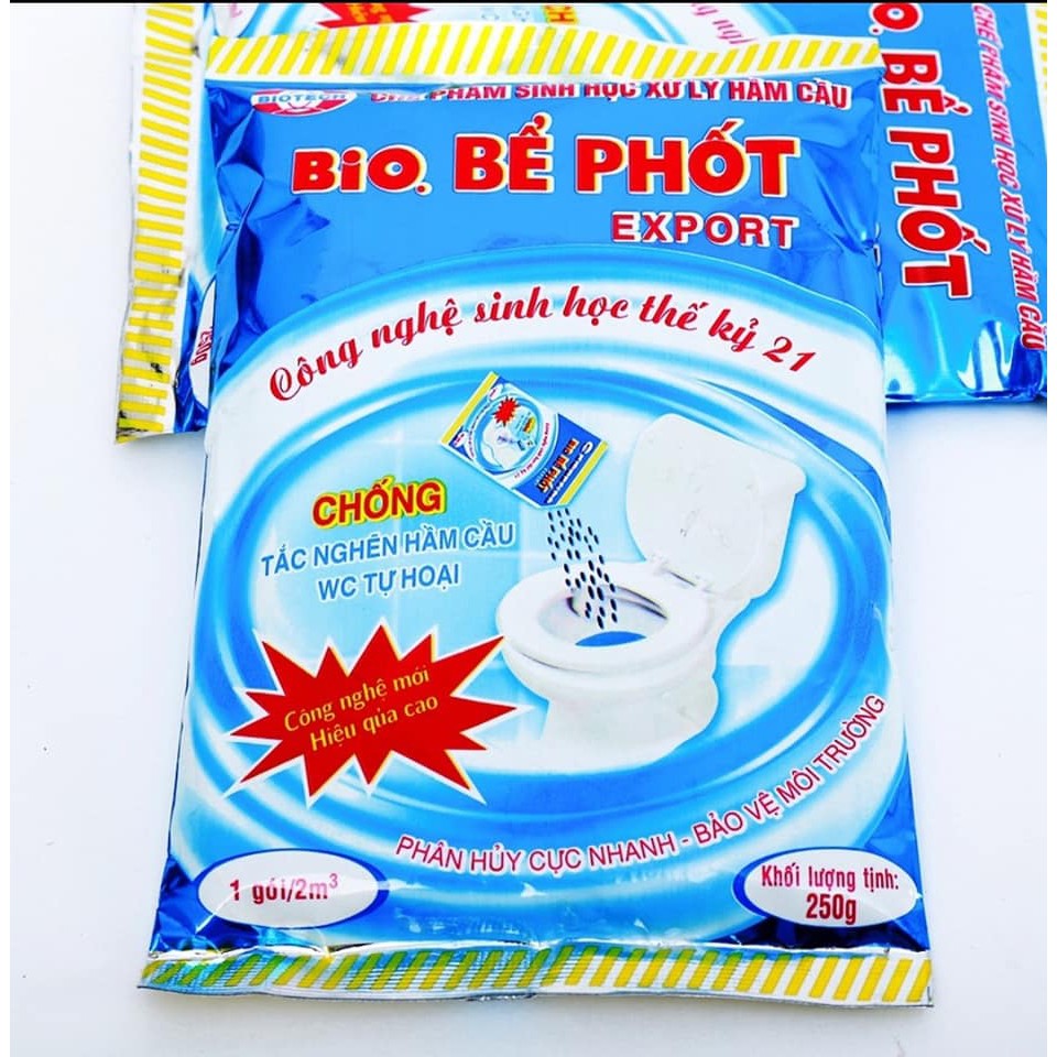 Men Xử Lí Bể Phốt Bio Công Nghệ Sinh Học Thế Kỉ 21 Gói 250G