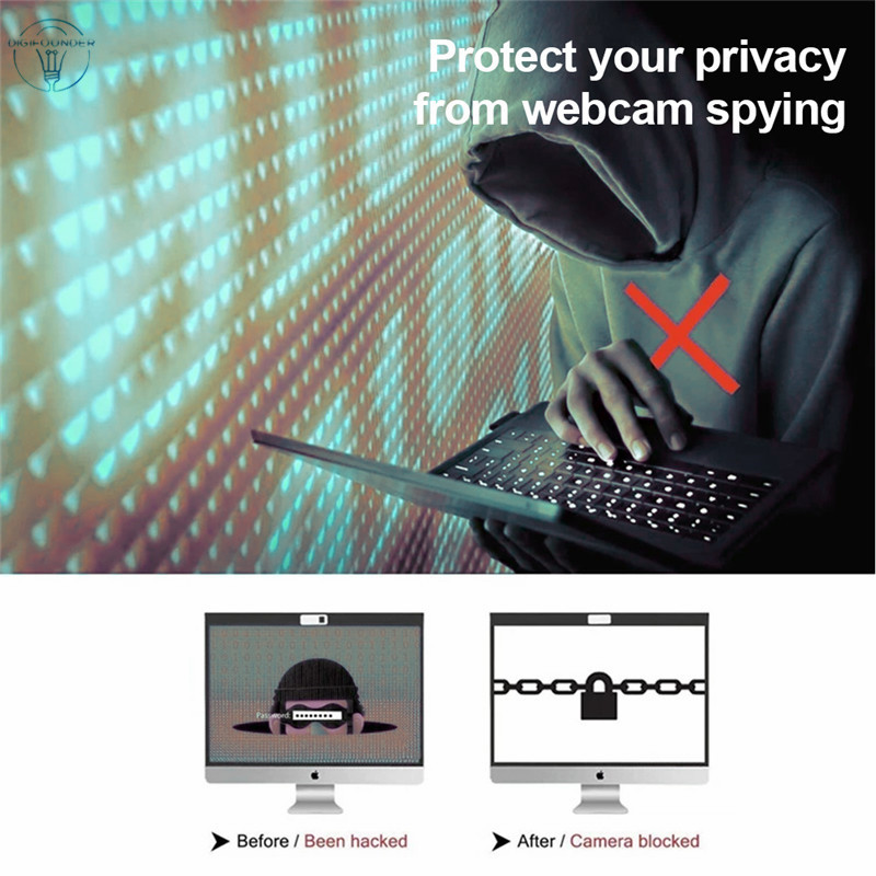 Tấm che webcam dạng trượt bằng nhựa bảo vệ riêng tư dành cho laptop máy tính để bàn m