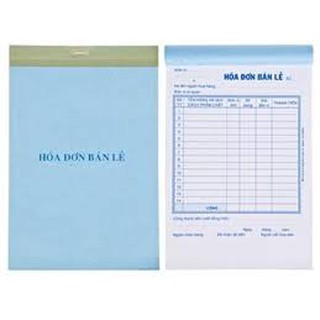 Sổ hóa đơn bán lẻ