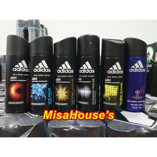 "KHUYẾN MÃI GIÁ TỐT" Bộ 3 Xịt khử mùi toàn thân cho nam Adidas - 150 ml x 3 (mùi ngẫu nhiên)